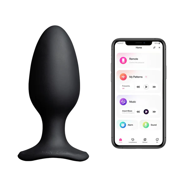 Lovense Hush 2 Large App-Controlled Vibrating Butt Plug