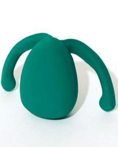 Dame Products Vibrator Eva II Hands-Free Silicone Rechargeable Clitoral Vibrator by Dame - Green