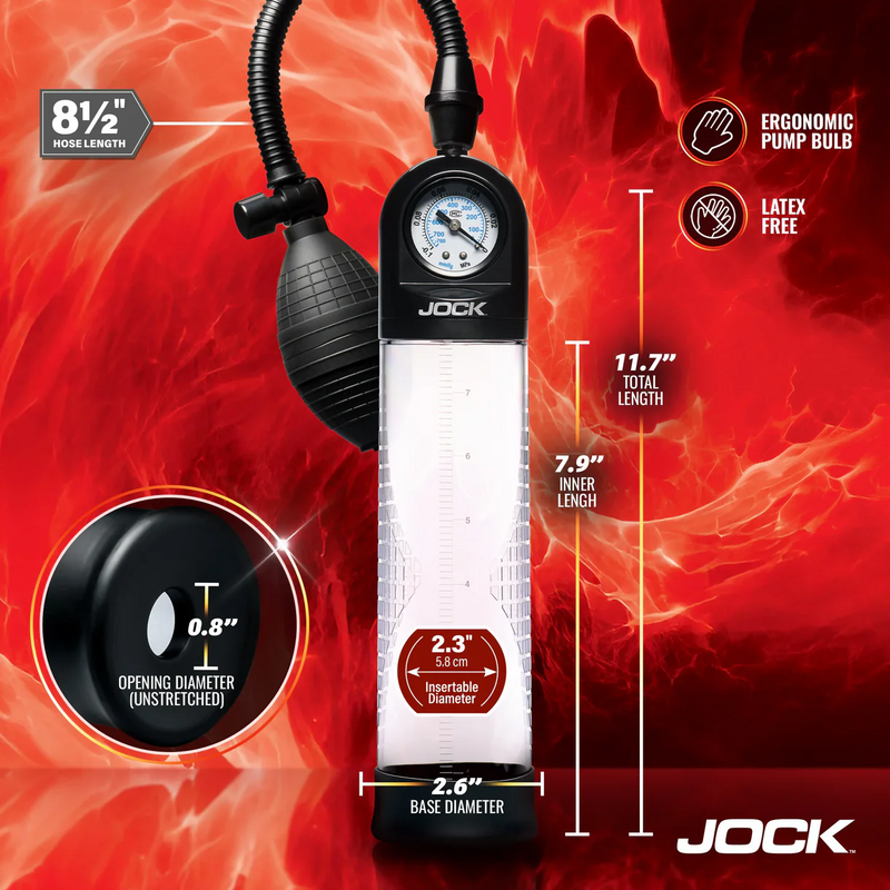 Advanced Penis Pump with Pressure Gauge
