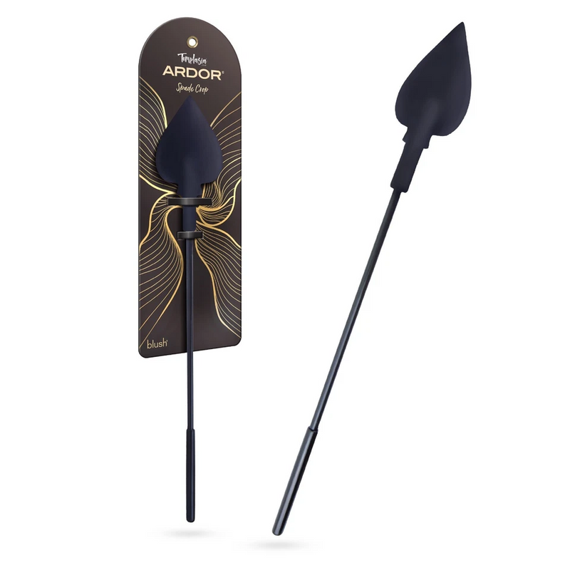 Temptasia Ardor - Silicone Spade Crop - Black