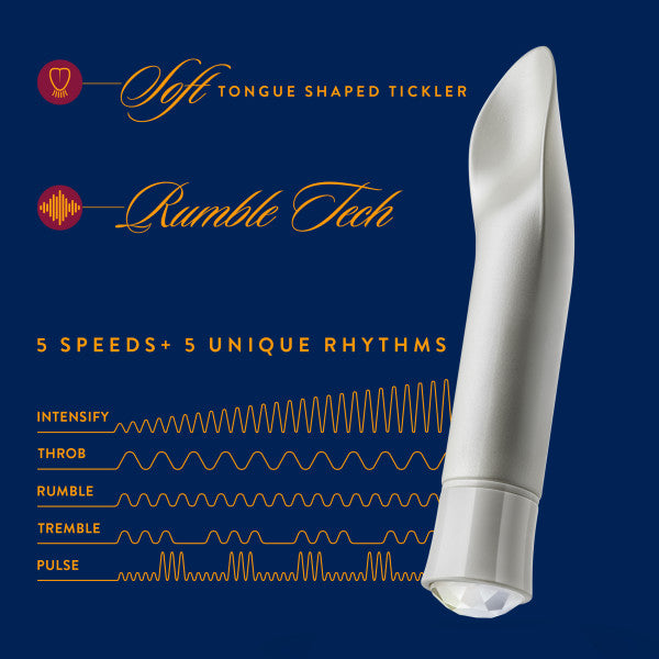 Oh My Gem Bold Pearl Warming Clitoral Vibrator