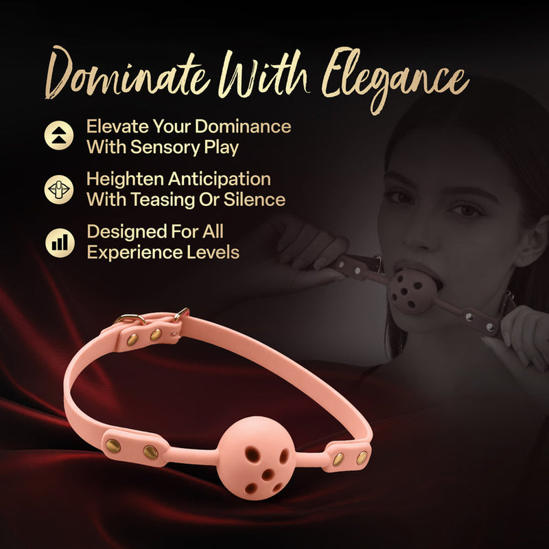 Temptasia Ardor - Silicone Ball Gag - Pink