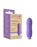 Blush Vibrator Gaia Eco Bliss Powerful Bullet with Textured Sleeve - Lilac
