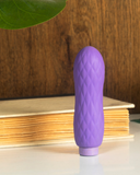 Blush Vibrator Gaia Eco Bliss Powerful Bullet with Textured Sleeve - Lilac