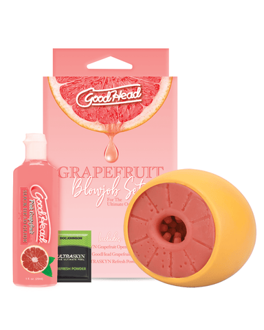Doc Johnson Gift Set Goodhead Grapefruit Blowjob Set
