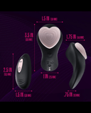 Blush Vibrator Heartbeat Panty Vibrator with Remote Control
