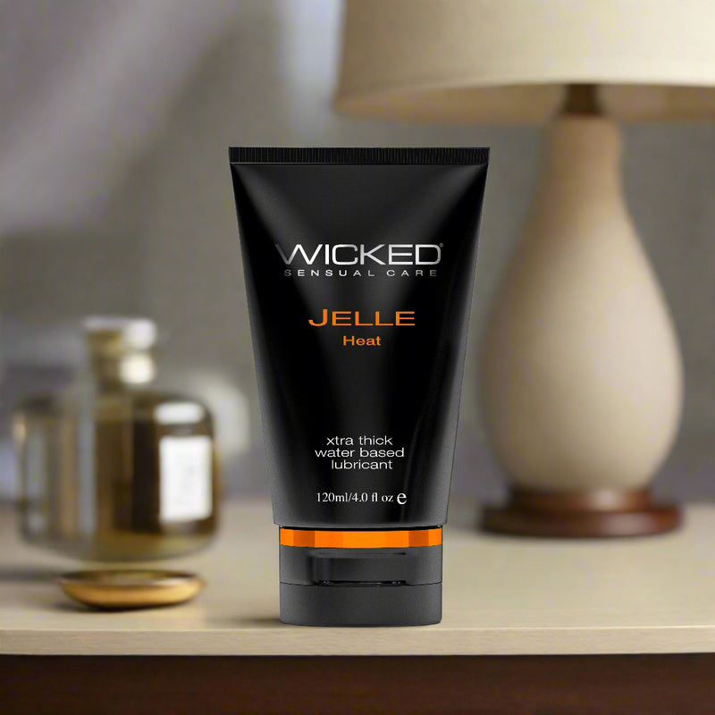 Wicked Jelle Heat Warming Anal Lubricant - 4 oz