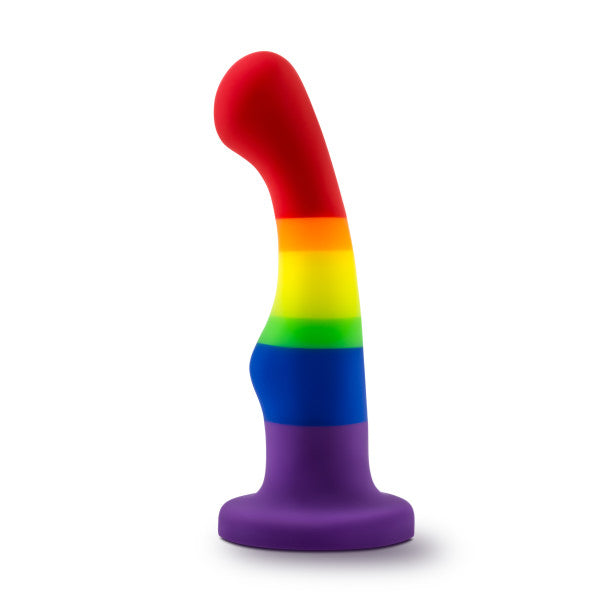 Freedom 6 Inch Silicone Rainbow Suction Cup Dildo