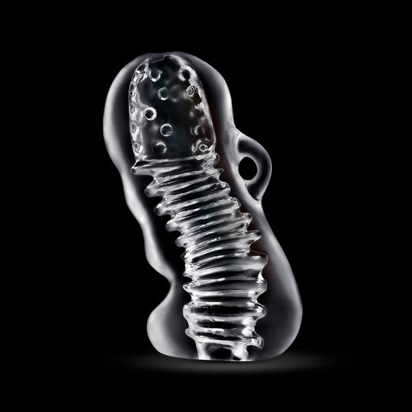 Rize Squeezy Clear Textured Compact Stroker