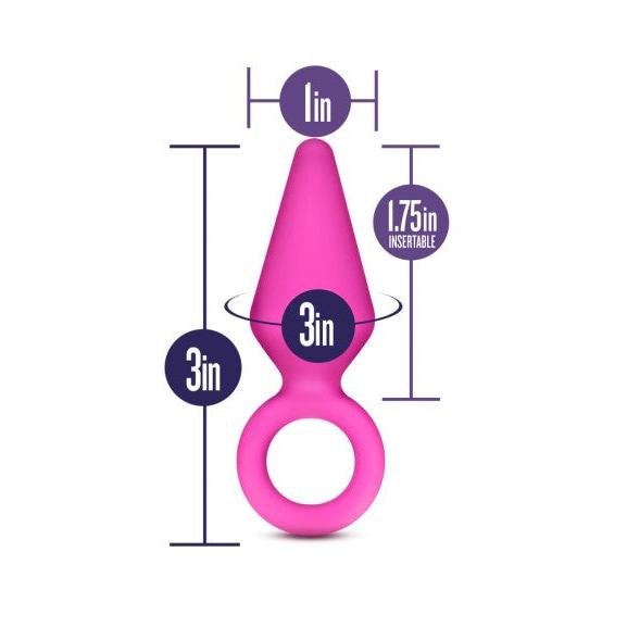 Candy Rimmer Small Silicone Butt Plug - Various Colours