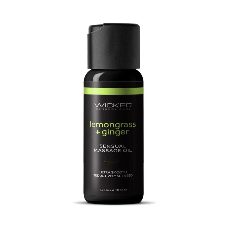 Wicked Lemongrass & Ginger Sensual Massage Oil 4 oz
