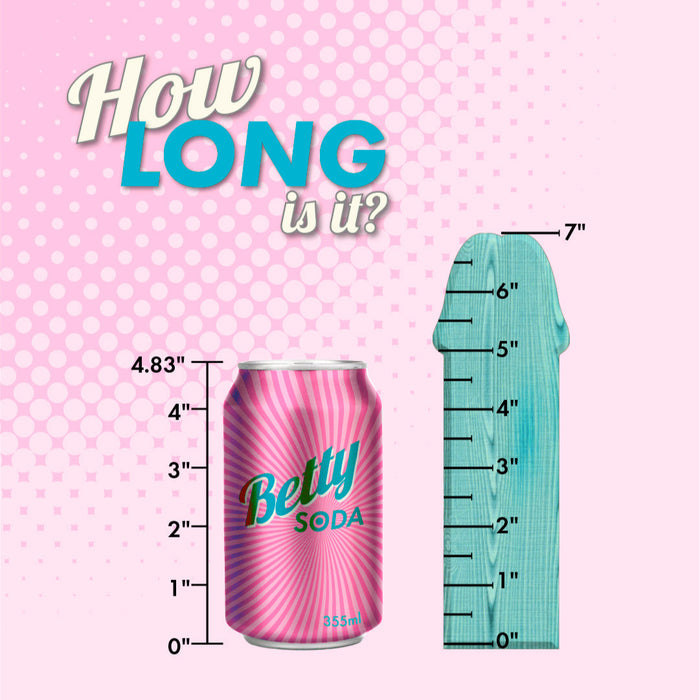 Fun Factory Boss 7 Inch Firm Silicone Dildo - Black