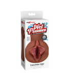 Pipedream Products Masturbator Luscious Lips Wet Pussy Self Lubricating Masturbator - Chocolate