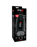 Pipedream Products Masturbator PDX Elite Moto Bator 2 Suction Thrusting Vibrating Masturbator with Vagina Sleeve