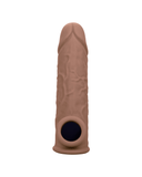 CalExotics Penis Extension Performance Maxx Life-Like 7 Inch Extension with Ball Strap - Chocolate