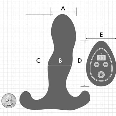 Aneros Vice 2 Vibrating Remote Control Hands-Free Prostate Stimulator