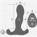 Aneros Vice 2 Vibrating Remote Control Hands-Free Prostate Stimulator