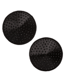 CalExotics Pasties Radiance™ Round Reusable Black Pasties with Gem Accents