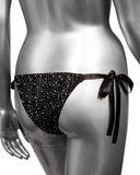 CalExotics Lingerie Radiance™ Side-Tie Panties with Gem Accents with Vibrator Pocket