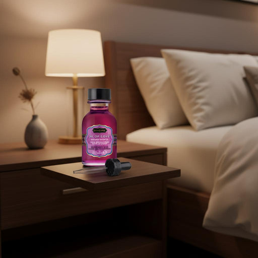 Kama Sutra Raspberry Kiss Kissable Foreplay Oil Of Love .75 oz