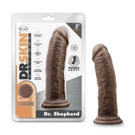 Dr Shepherd 8 Inch Silicone Dildo - Chocolate