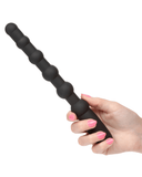 Calexotics Anal Toy Rechargeable X-10 Powerful Black Silicone Vibrating Anal Beads