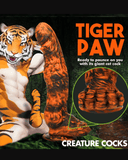 XR Brands Dildo Sabertooth 11 inch Tiger Fantasy Dildo with Suction Cup