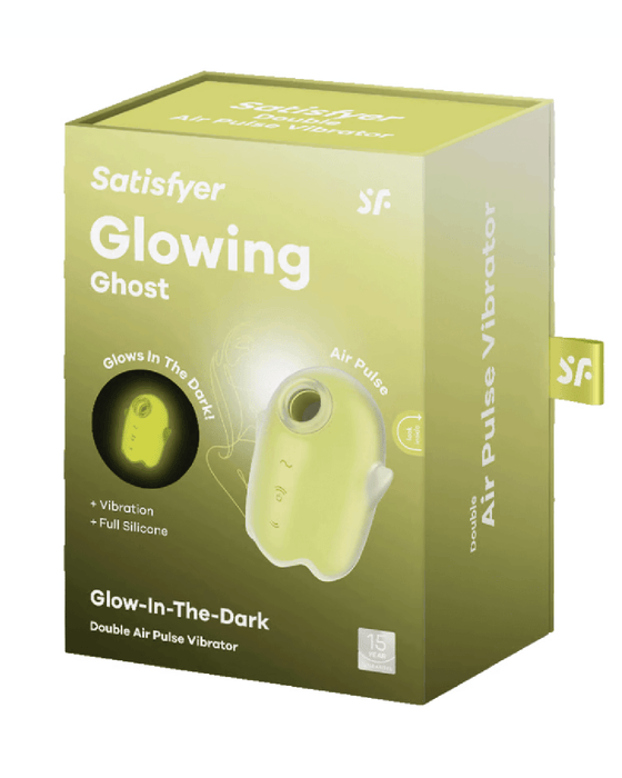 Satisfyer Vibrator Satisfyer Glowing Ghost Air Pulsation Vibrator - Yellow