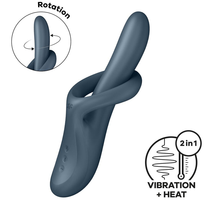 Satisfyer Heat Flex Rotating Warming Rabbit Vibrator