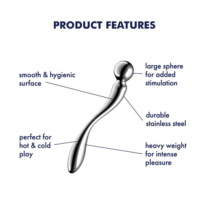 Satisfyer Star Force 2 Stainless Steel Dildo