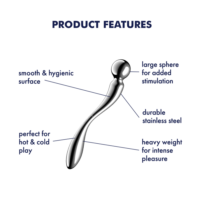 Satisfyer Star Force 2 Stainless Steel Dildo