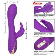 Jack Rabbit Heated Silicone Rotating "G" Rabbit