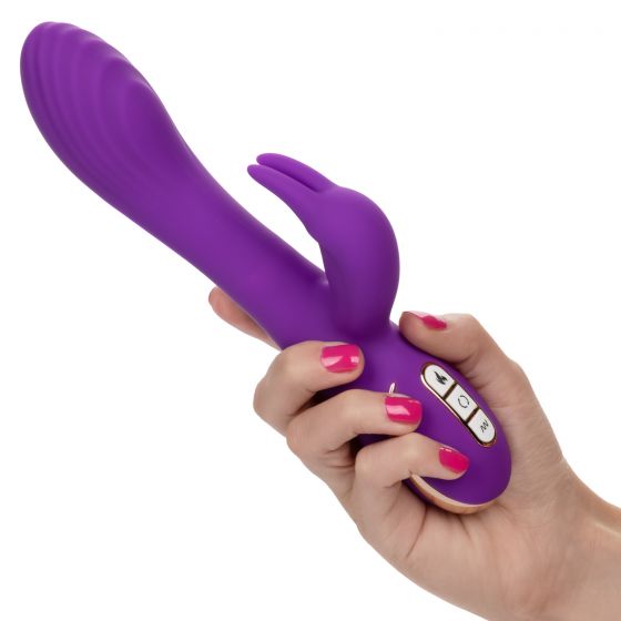 Jack Rabbit Signature Heated Silicone Rotating "G" Rabbit