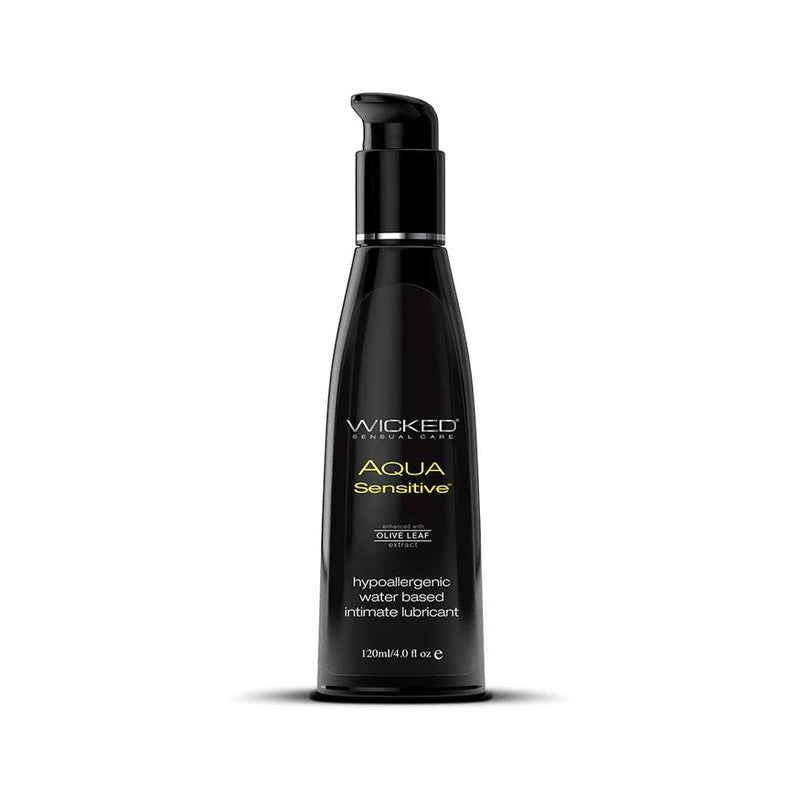 Wicked Aqua Sensitive Unscented Water Based Lube 4 oz