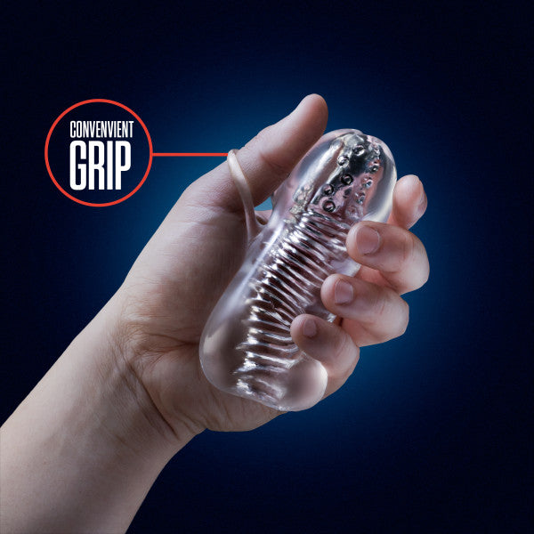 Rize Squeezy Clear Textured Compact Stroker