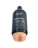 Pipedream Products Masturbator Shower Therapy Discreet Realistic Stroker with Mount - Vanilla