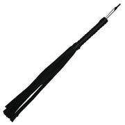 Sex and Mischief Black Faux Leather Flogger