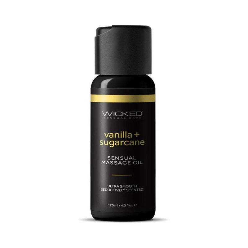 Wicked Vanilla & Sugarcane Sensual Massage Oil 4 oz