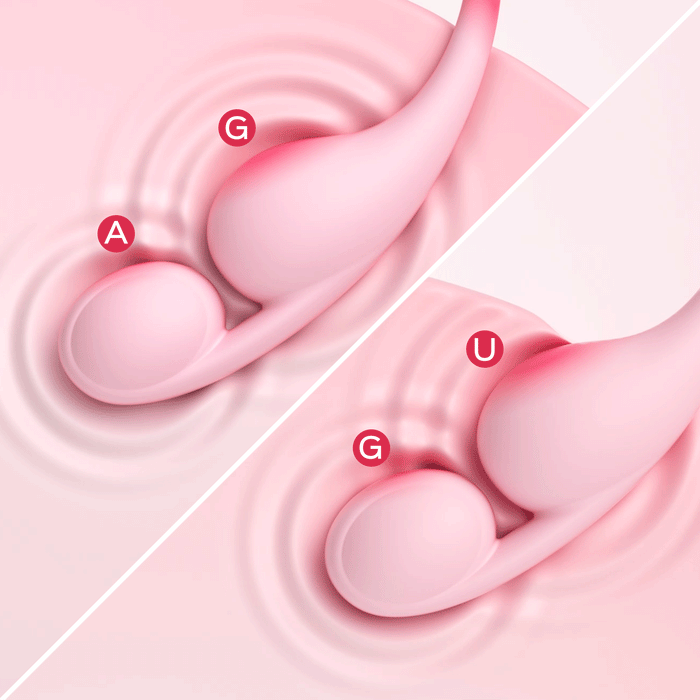 VIBROSA App-Controlled Pressure Sensing Dual-Ball Egg Vibrator