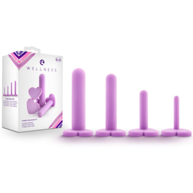 Wellness Vaginal Dilator Kit Graduated Set of 4 by Blush with box
