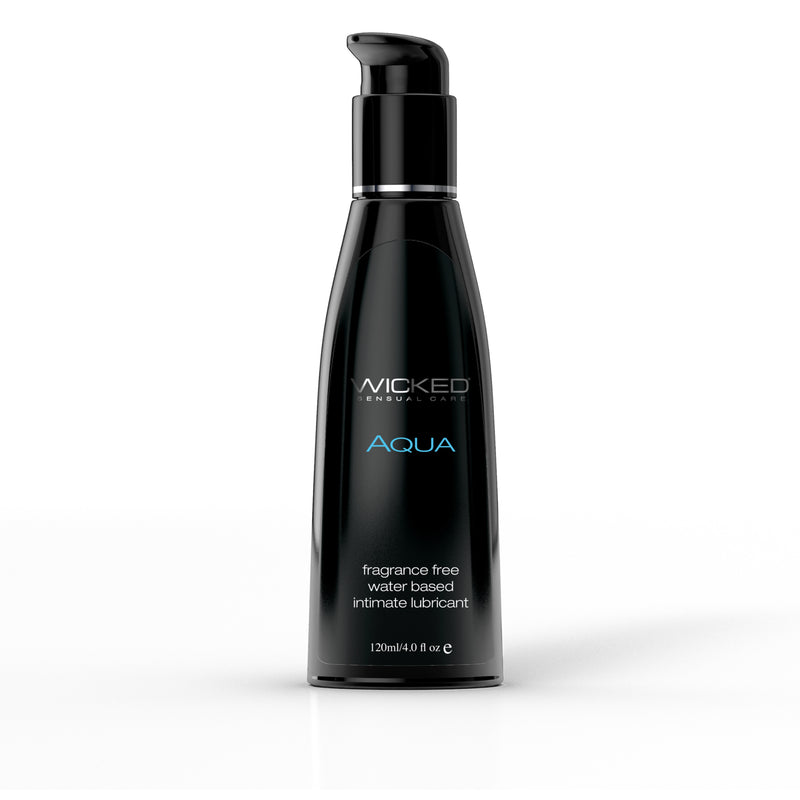 Wicked Aqua Fragrance Free Water Based Lubricant - Various Sizes