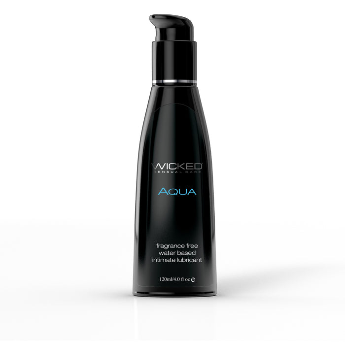 Wicked Aqua Fragrance Free Water Based Lubricant - Various Sizes