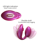 Lovely Planet Vibrator Wonderlover Hands Free Clitoral and G-Spot Vibrator with Remote - Pink