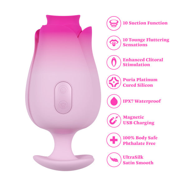 Tulip Trance Licking Sucking Clitoral Vibrator