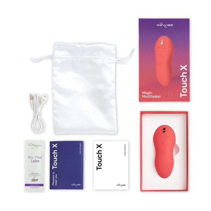 We-Vibe Touch X Lay On Vibrator - Coral