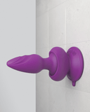Pipedream Products Anal Toy 3some Wallbanger Plus Vibrating Remote Control Anal Plug - Purple