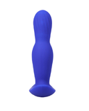 Doc Johnson Butt Plug A-Play Expander Vibrating Expanding Anal Plug with Remote - Blue