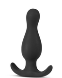Blush Novelties Butt Plug Anal Adventures Curve Butt Plug - Black
