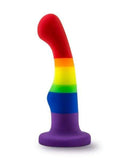 Blush Novelties Dildo Avant Pride P1 Freedom 6 Inch Silicone Rainbow Dildo