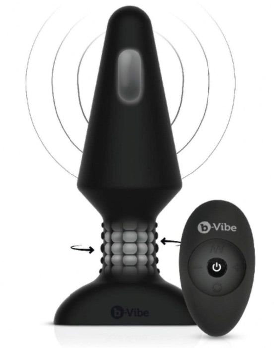 B-Vibe Butt Plug B-Vibe Silicone Rechargeable Rimming Plug XL - Black